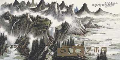 黄廷海 2003年作 山水 镜心 67×131cm